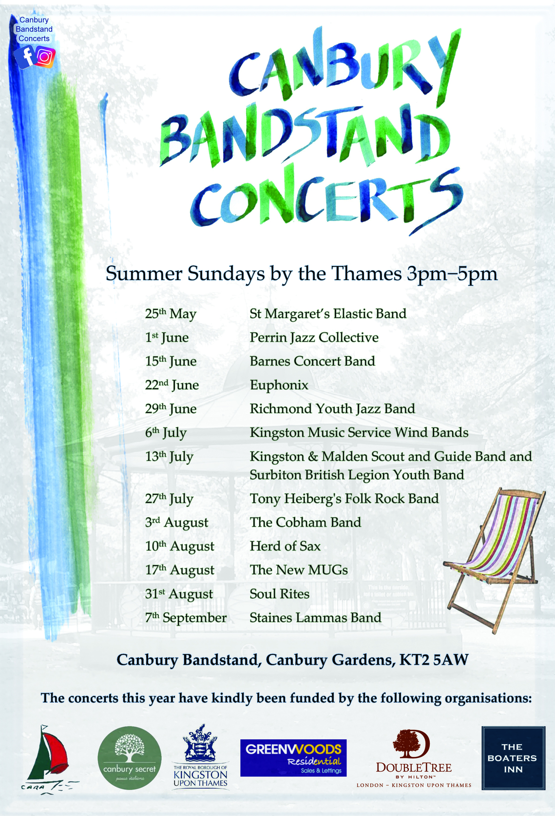 2025 Summer - Canbury Gdns Events List