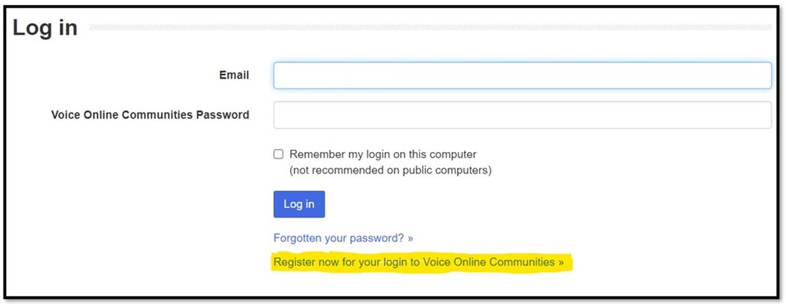 Login Screenshot